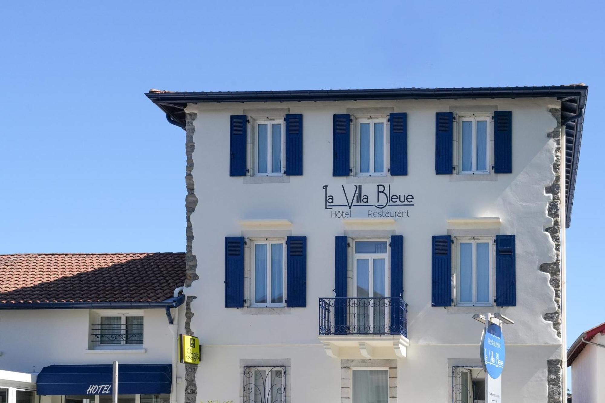 Logis Hotel & Restaurant La Villa Bleue Cambo-les-Bains Exterior foto